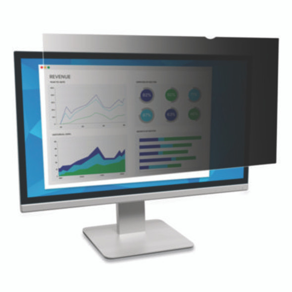 Frameless Blackout Privacy Filter For 22" Widescreen Flat Panel Monitor, 16:10 Aspect Ratio