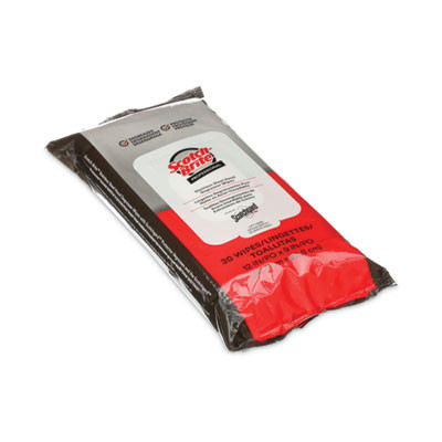 Stainless Steel Hood Degreaser Wipes, 1-Ply, 9 x 12, Unscented, White, 30 Wipes/Pack, 6 Packs/Carton