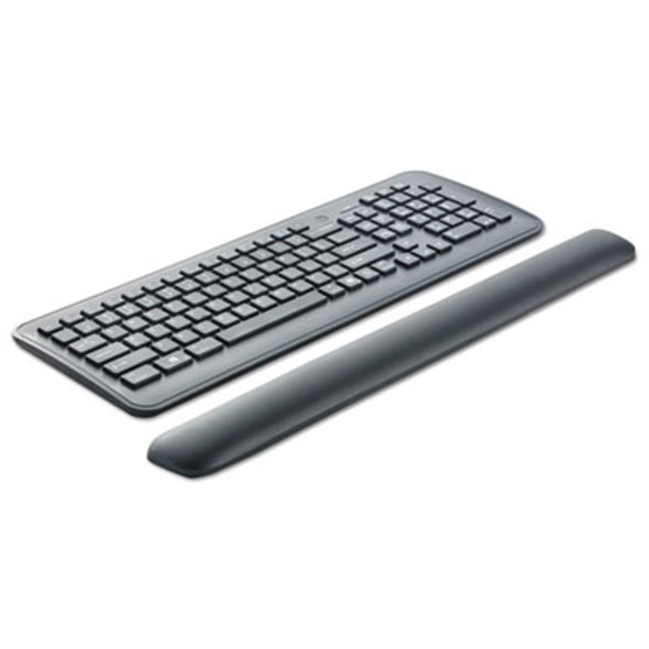 Gel Wrist Rest For Keyboards, 19 x 2, Black