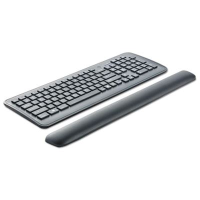 Gel Wrist Rest For Keyboards, 19 x 2, Black