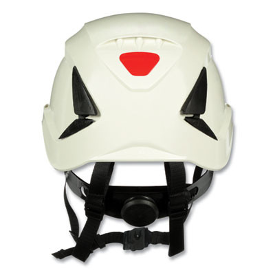 Securefit X5000 Series Safety Helmet, 6-Point Pressure Diffusion Ratchet Suspension, White