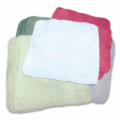 Qwick Wick Terry Towels, 12 X 12, Assorted Colors, 25 Lb Bale (Approximately 280/Bale)