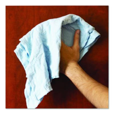 Reclaimed Color T-Shirt Rags, Assorted, 125/Box