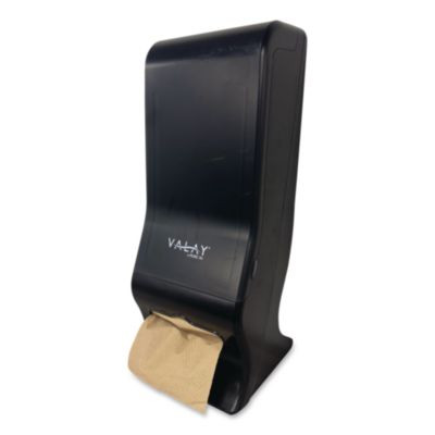 Valay Tower Napkin Dispenser, 8 x 17.25 x 13, Black