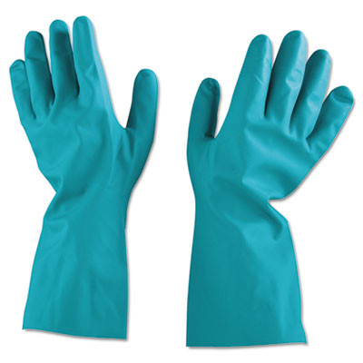 Unsupported Nitrile Gloves, X-Large (Size 10), Blue, 12 Pairs
