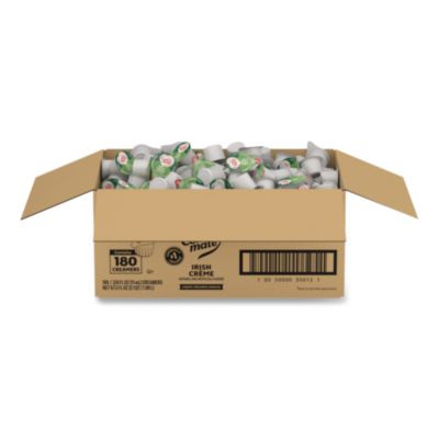 Bulk Liquid Coffee Creamer, Irish Cream, 0.38 Oz Mini Cups, 180/Carton