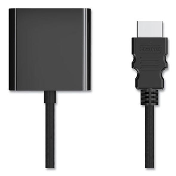 Hdmi To Vga Adapter, 6", Black