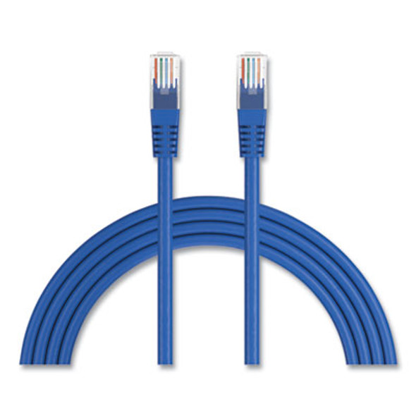 Cat5e Patch Cable, 14 Ft, Blue
