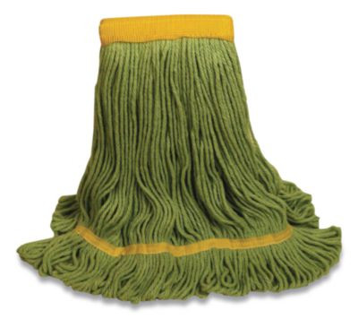 1200 Series Mop Head, Pet, Medium, 5" Headband, Green