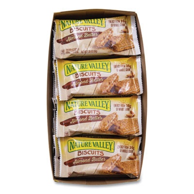 Biscuits, Almond Butter, 1.35 Oz Pouch, 16/Box