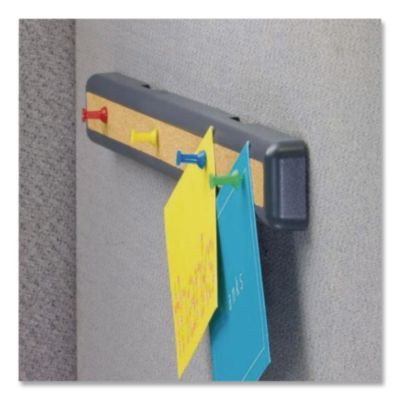 Verticalmate Plastic Cork Bar, 1.5" x 19", Gray