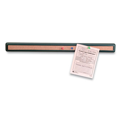 Verticalmate Plastic Cork Bar, 1.5" x 19", Gray