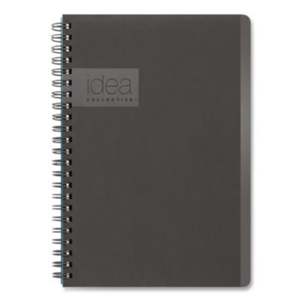 Idea Collective Professional Notebook, 1-Subject, Medium/College Rule, Gray Cover, (80) 8 x 4.87 Sheets
