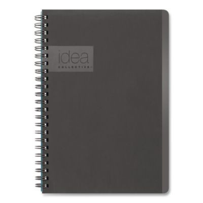 Idea Collective Professional Notebook, 1-Subject, Medium/College Rule, Gray Cover, (80) 8 x 4.87 Sheets