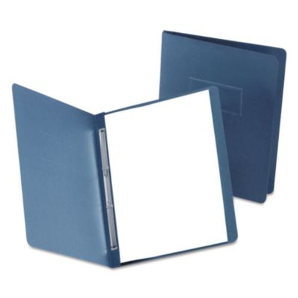 Presslock Report Cover, Two-Prong Fastener, 3" Capacity, 8.5 X 11, Dark Blue/Dark Blue, 25/Box