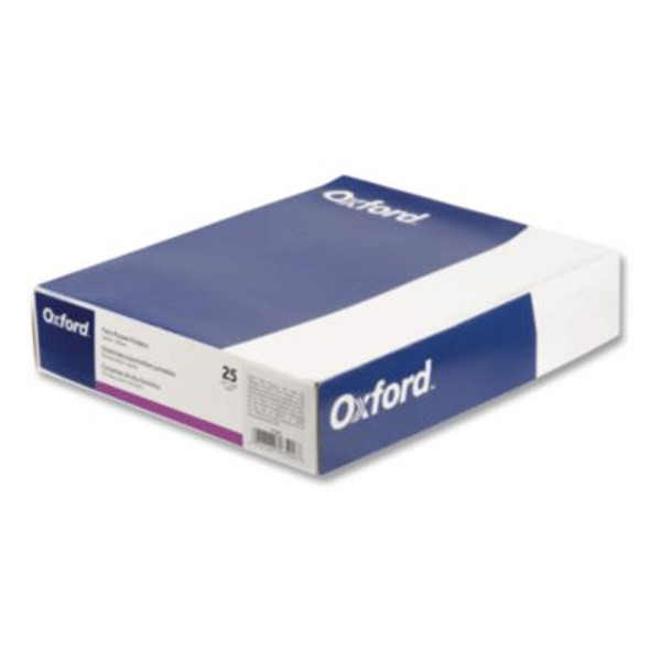 Twin-Pocket Folder, Accommodates (100) 11 x 8.5 Sheets, Purple, 25/Box