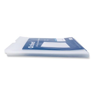 Utili-Jac Heavy-Duty Clear Plastic Envelope, Letter Size, 8.5 x 11, Clear, 50/Box