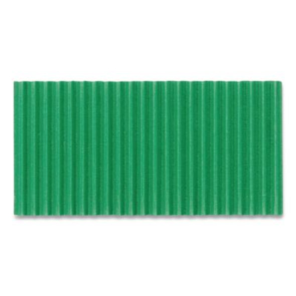 Corobuff Corrugated Paper Roll, 48" X 25 Ft, Emerald Green