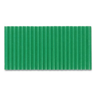 Corobuff Corrugated Paper Roll, 48" X 25 Ft, Emerald Green