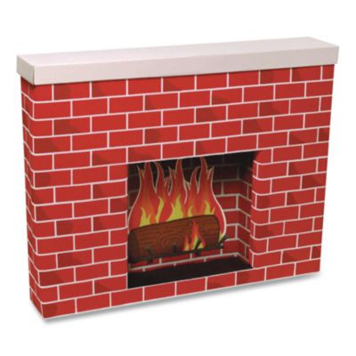 Corobuff Corrugated Paper Roll, 48" X 25 Ft, Holiday Brick