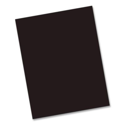 Array Card Stock, 65 Lb Cover Weight, 8.5 x 11, Black, 100/Pack