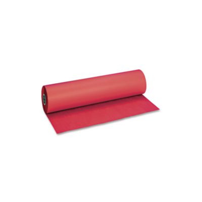 Decorol Flame Retardant Art Rolls, 40 Lb Cover Weight, 36" x 1000 Ft, Cherry Red