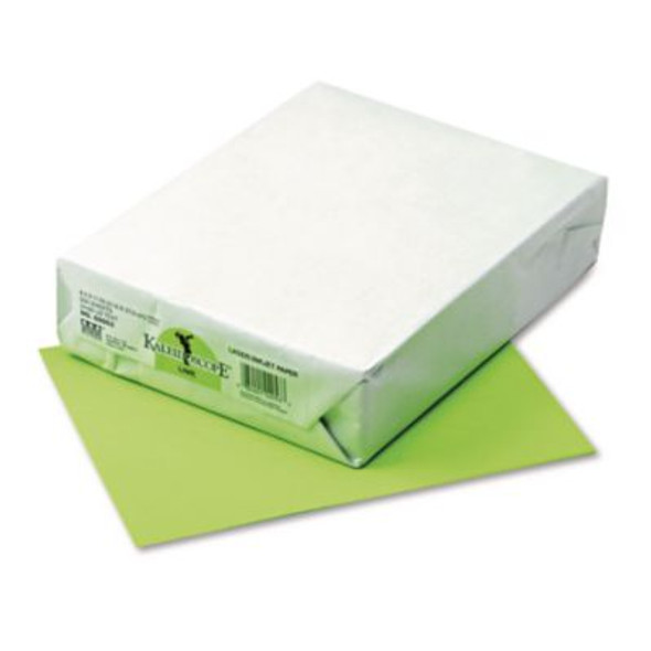 Kaleidoscope Multipurpose Colored Paper, 24 Lb Bond Weight, 8.5 x 11, Lime, 500/Ream
