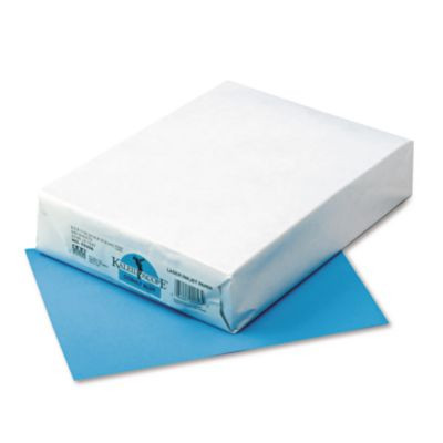 Kaleidoscope Multipurpose Colored Paper, 24 Lb Bond Weight, 8.5 x 11, Cobalt Blue, 500/Ream