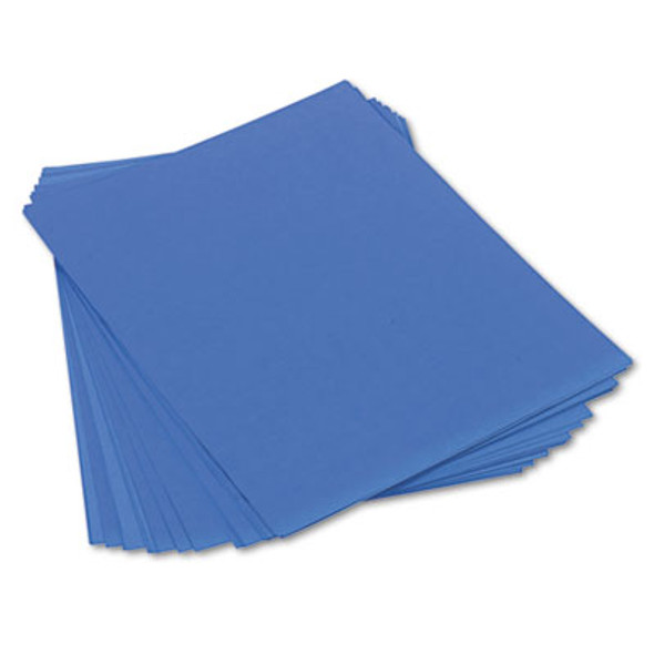 Tru-Ray Construction Paper, 76 Lb Text Weight, 18 x 24, Blue, 50/Pack