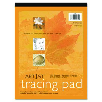 Art1St Parchment Tracing Paper, 16 Lb, 9 X 12, White, 50/Pack