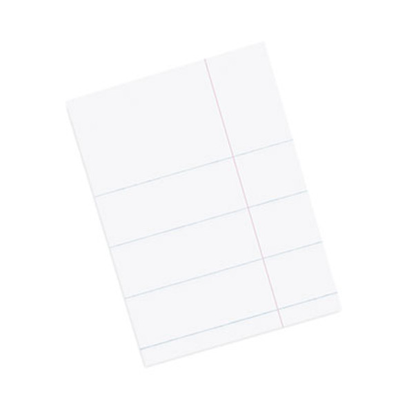 Composition Paper, 8.5" x 11", Wide/Legal Rule, 500/Pack