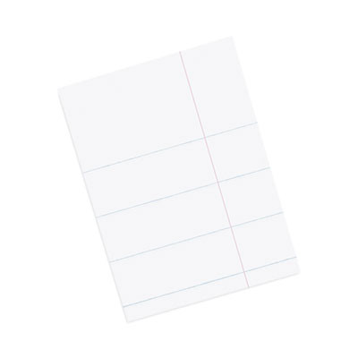 Composition Paper, 8.5" x 11", Wide/Legal Rule, 500/Pack