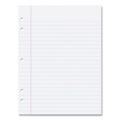 Composition Paper, 5-Hole, 8 X 10.5, Wide/Legal Rule, 500/Pack