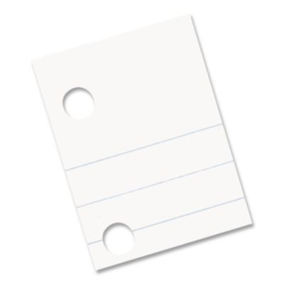 Composition Paper, 5-Hole, 8 X 10.5, Wide/Legal Rule, 500/Pack