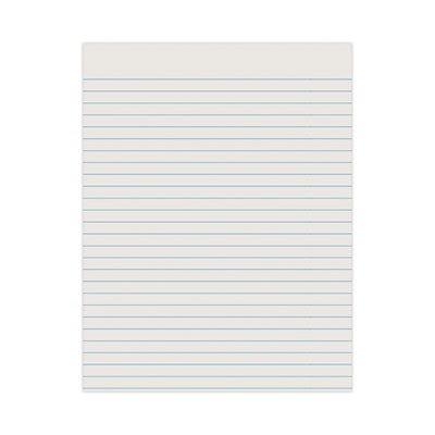 Ruled Newsprint Paper, 3/8" Short Rule, 8.5 X 11, 500/Pack