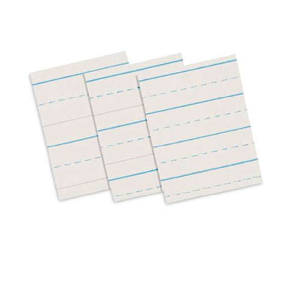Multi-Program Handwriting Paper, 30 Lb Bond Weight, 5/8" Long Rule, Two-Sided, 8.5 x 11, 500 Sheets/Ream