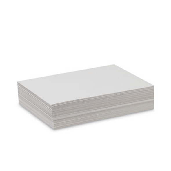 White Drawing Paper, 57 Lb Text Weight, 9 x 12, Pure White, 500/Ream