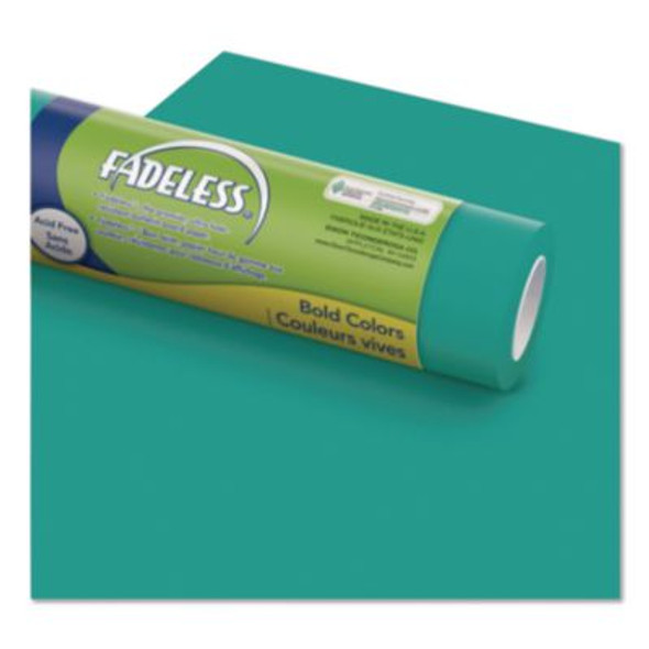 Fadeless Paper Roll, 50 Lb Bond Weight, 48" x 50 Ft, Teal
