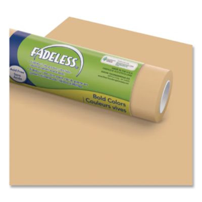 Fadeless Paper Roll, 50 Lb Bond Weight, 48" x 50 Ft, Tan