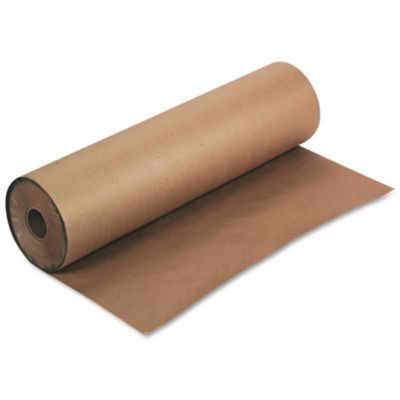 Kraft Paper Roll, 50 Lb Wrapping Weight, 36" x 1,000 Ft, Natural