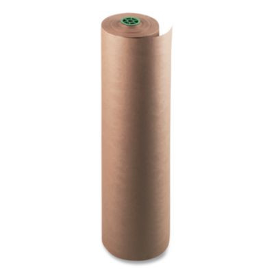 Kraft Paper Roll, 50 Lb Wrapping Weight, 36" x 1,000 Ft, Natural