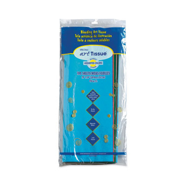 Spectra Art Tissue, 23 Lb Tissue Weight, 20 x 30, Assorted, 100/Pack