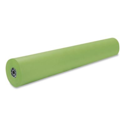 Rainbow Duo-Finish Colored Kraft Paper, 35 Lb Wrapping Weight, 36" x 1,000 Ft, Lite Green