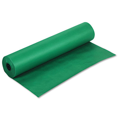 Rainbow Duo-Finish Colored Kraft Paper, 35 Lb Wrapping Weight, 36" x 1,000 Ft, Emerald