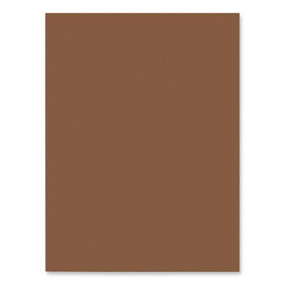 Sunworks Construction Paper, 58 Lb Text Weight, 9 x 12, Brown, 50/Pack