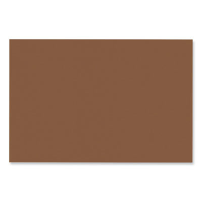 Sunworks Construction Paper, 50 Lb Text Weight, 12 x 18, Brown, 50/Pack