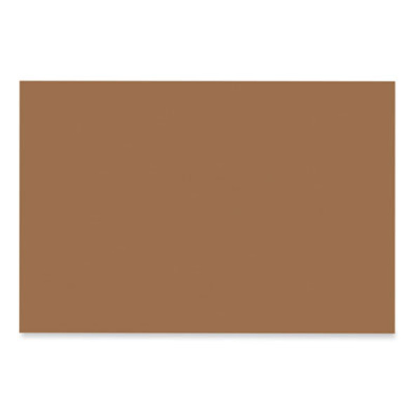 Sunworks Construction Paper, 50 Lb Text Weight, 12 x 18, Light Brown, 50/Pack