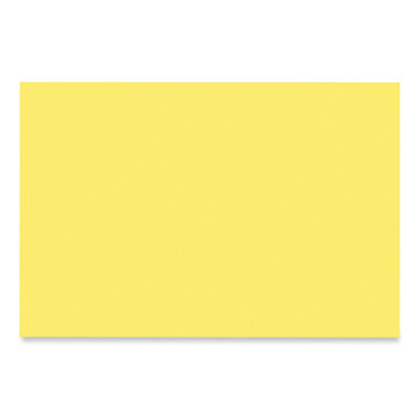 Sunworks Construction Paper, 50 Lb Text Weight, 12 x 18, Yellow, 50/Pack