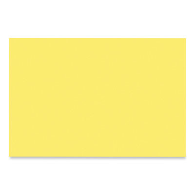 Sunworks Construction Paper, 50 Lb Text Weight, 12 x 18, Yellow, 50/Pack