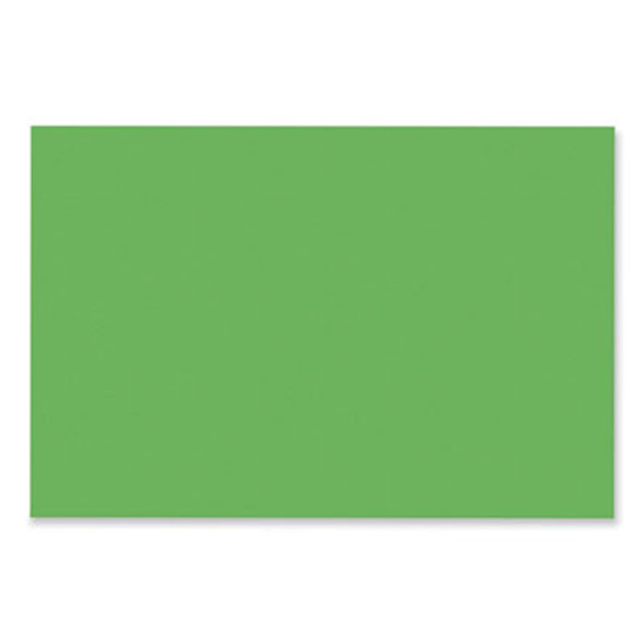 Sunworks Construction Paper, 50 Lb Text Weight, 12 x 18, Bright Green, 50/Pack